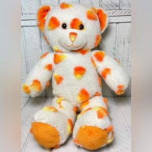 Build A Bear Workshop Halloween Candy Corn Teddy Bear Collectible Plush Toy 2010